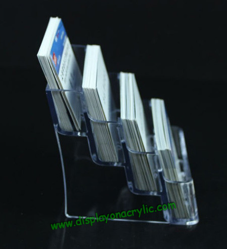 4 tier business card holder