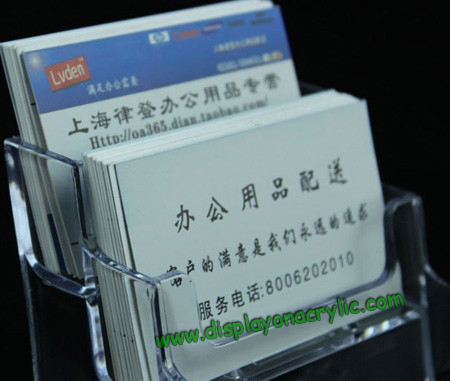 multi tiers business card holder