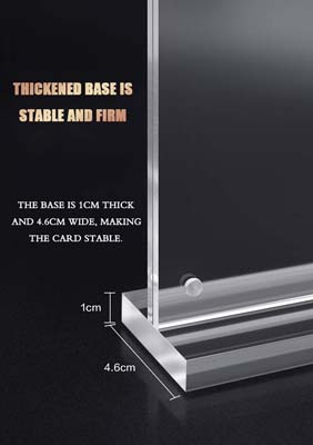 two-sided top loading sign holders