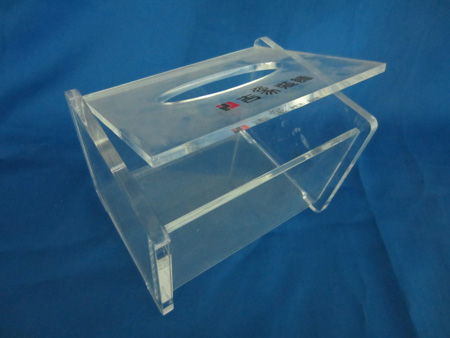 clear acrylic tissue holder