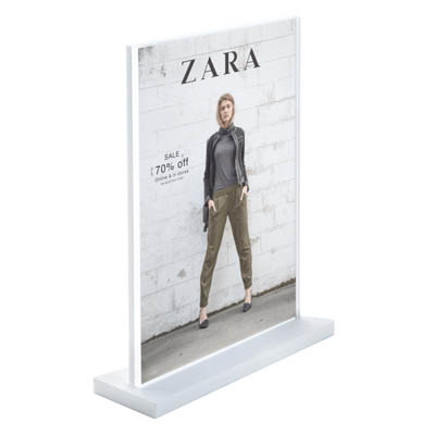 Acrylic Tabletop Sign Holder - Sightline Display