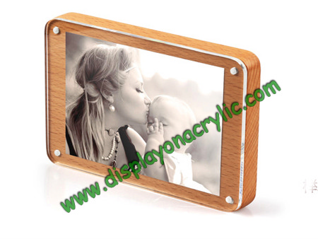 Acrylic Wood Photo Frame