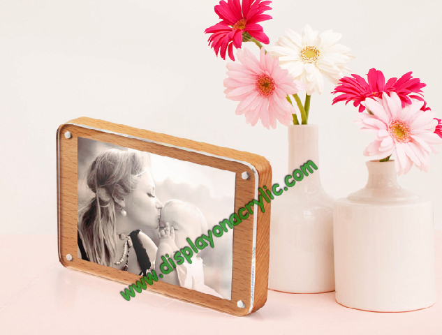 acrylic wood photo frame