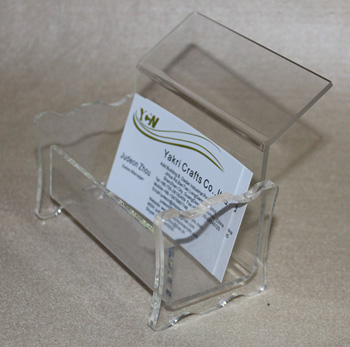 plexiglass business card holders