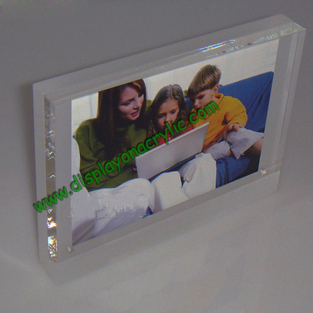 frosted acrylic frame with magnetic