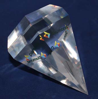 diamond paper weight