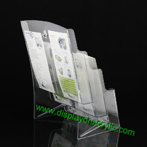 lucite brochure display