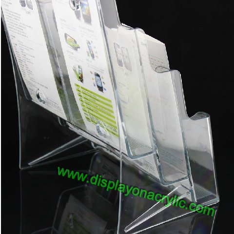 lucite brochure displays