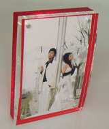 Curved Acrylic Photo Frame Block