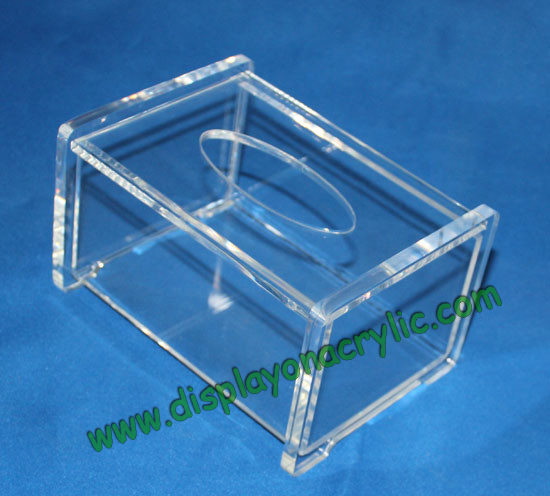 Lucite Napkin Handkerchief Holder