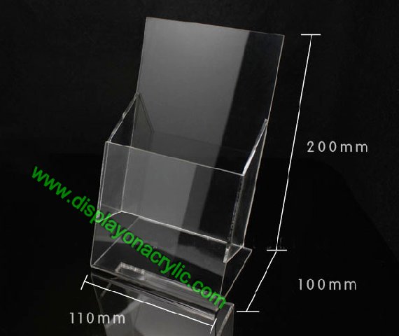 perspex brochure stand